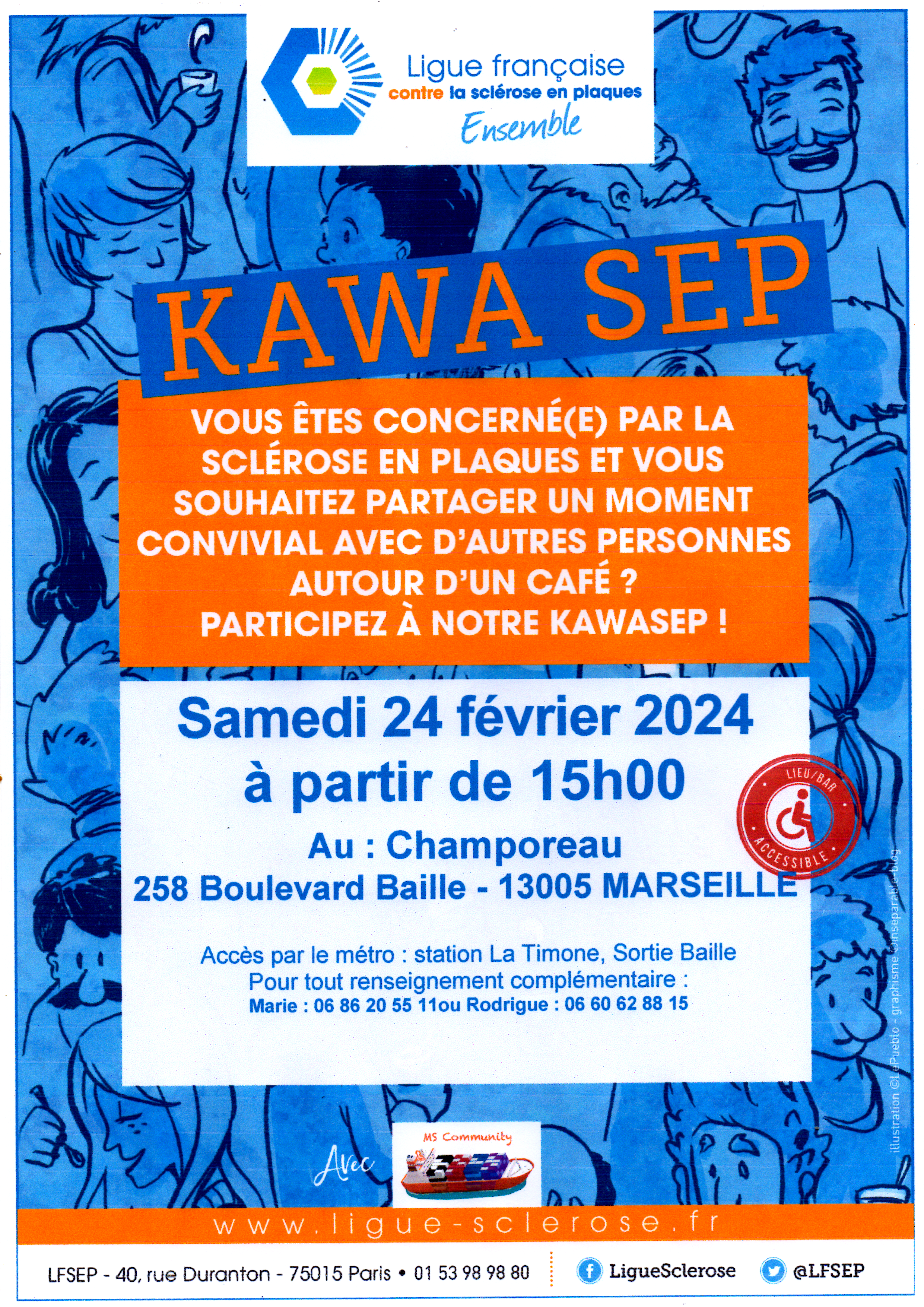 Le prochain KAWASEP aura lieu le samedi 24 février 2024