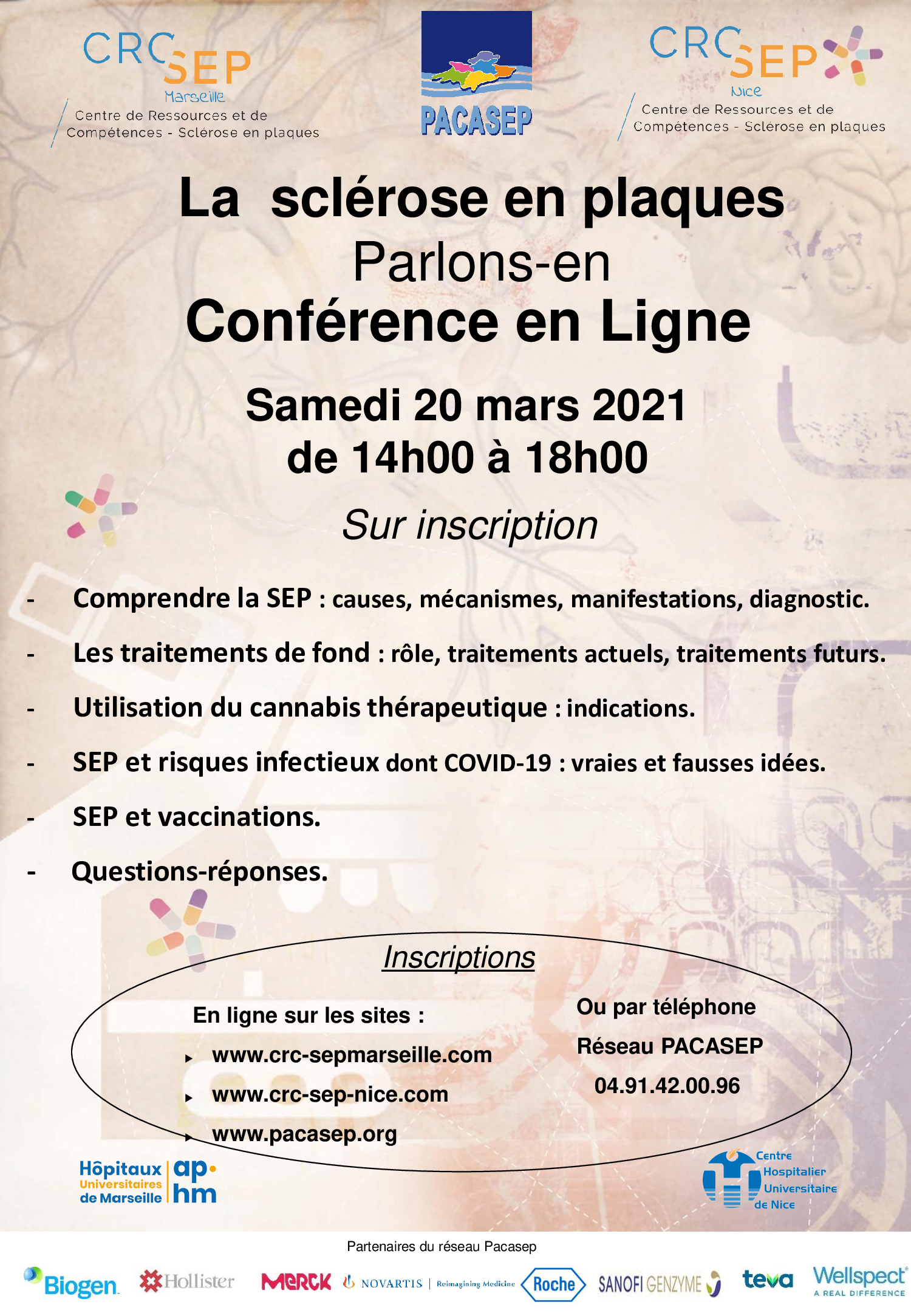 Conférence en ligne grand public "La Sep, parlons-en"