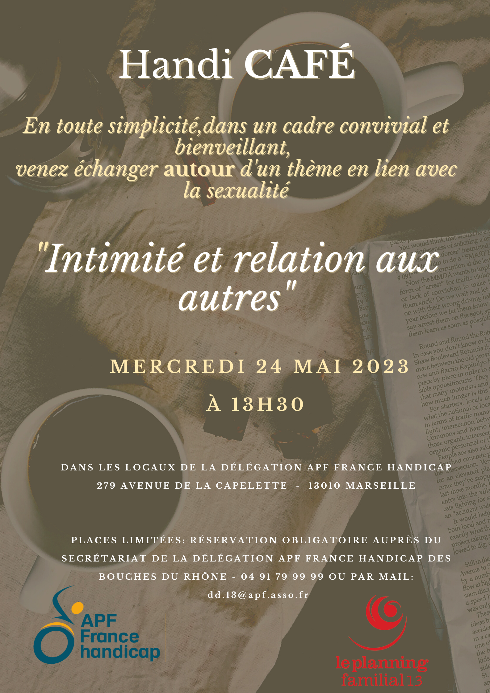 Intimité et relation aux autres, HandiCAFE SEXO