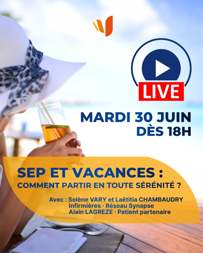 SEP et vacances PROCHAIN LIVE FRANCE SEP le 30 juin 2026 18H