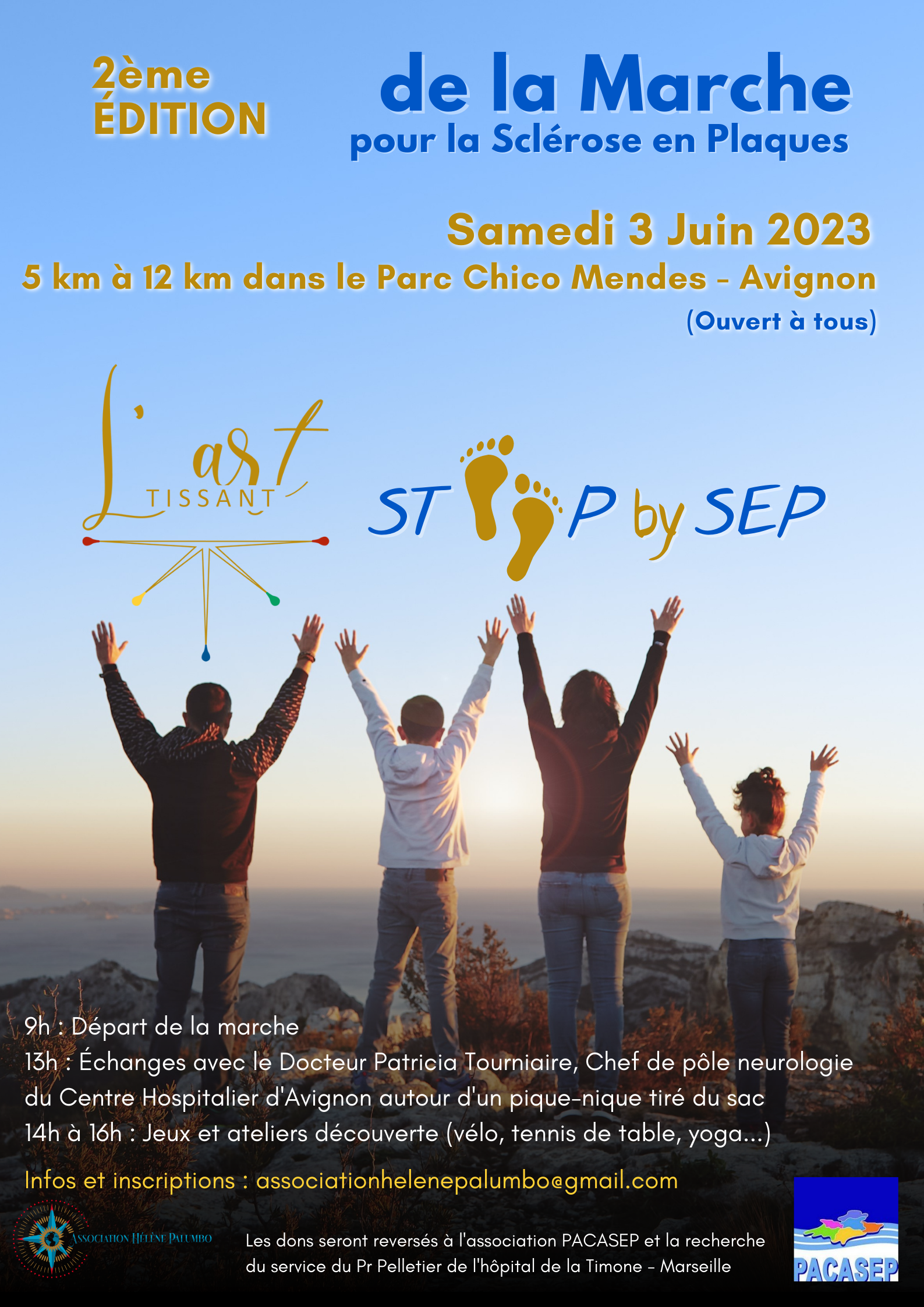 2e édition de la marche pour la SEP à Avignon