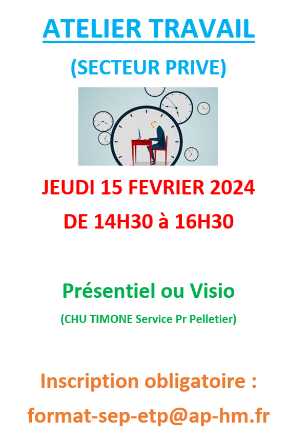 Atelier travail (secteur privé)