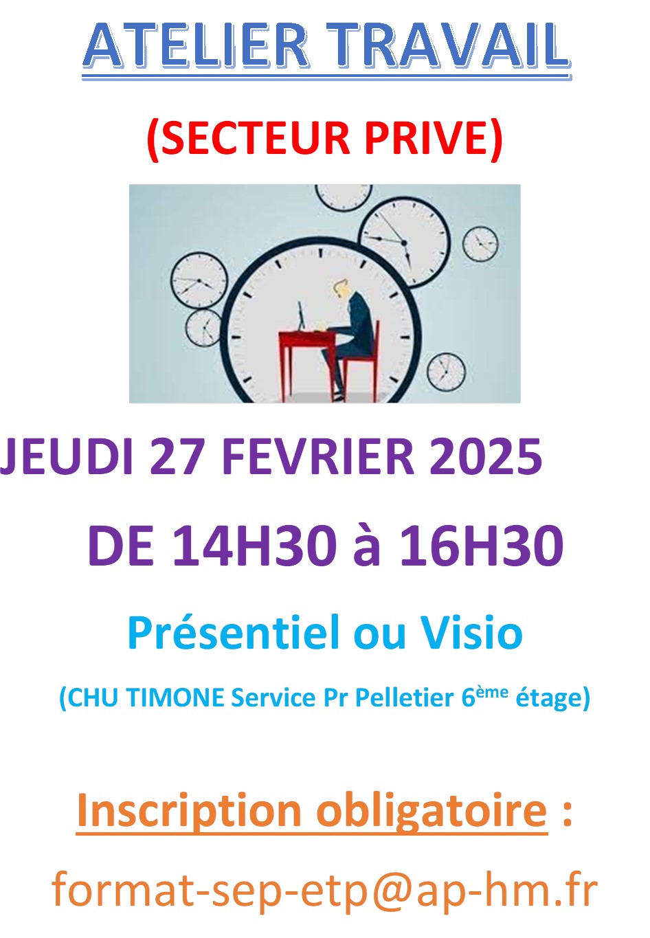 ATELIER TRAVAIL (secteur privé)