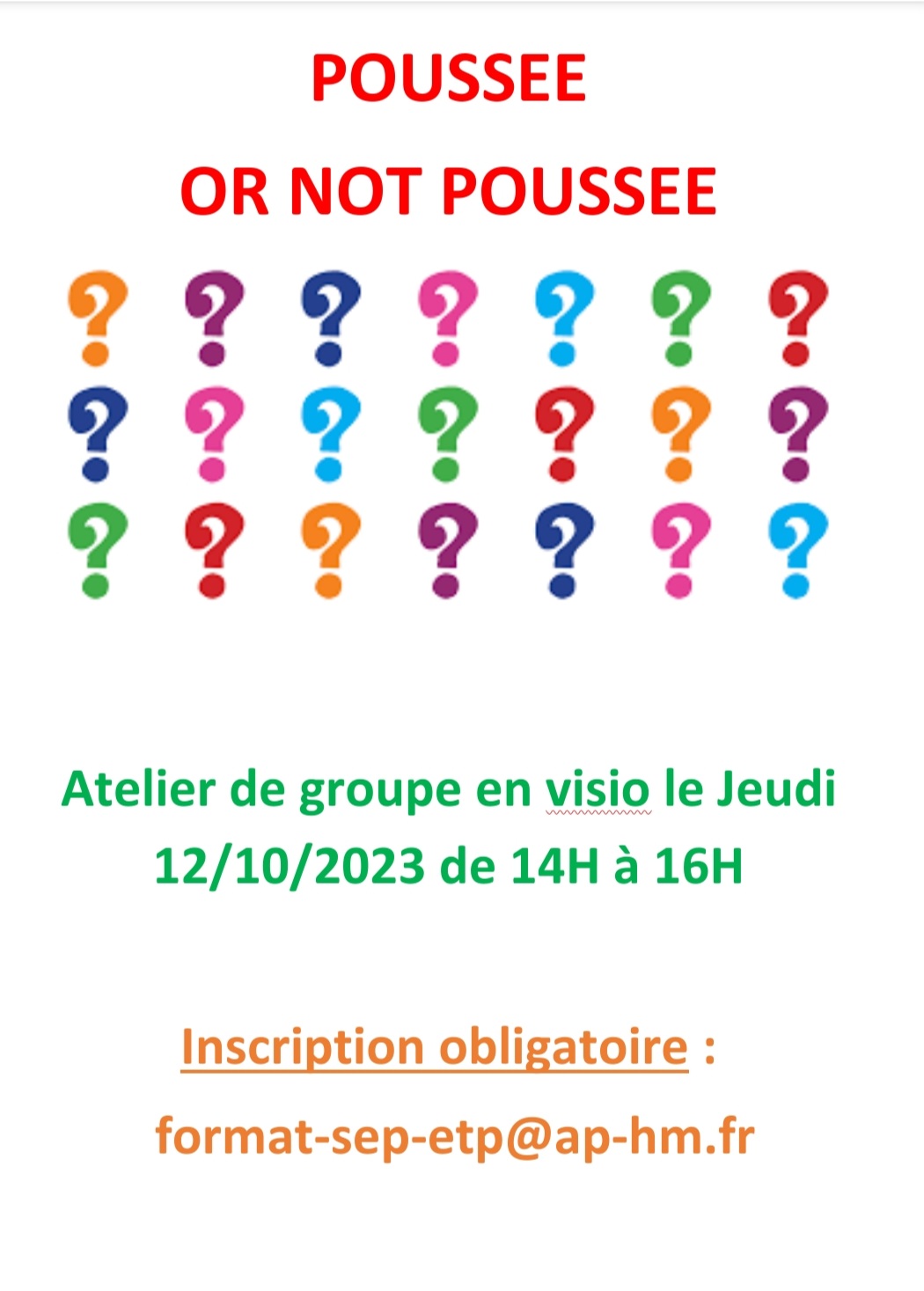ATELIER POUSSEE